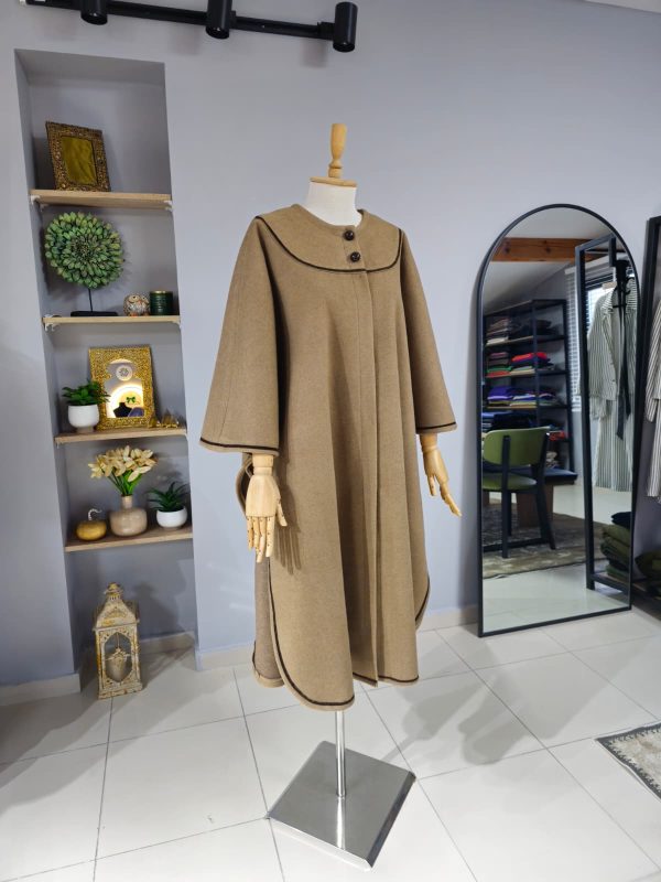 Retro Pelerin Model Taba