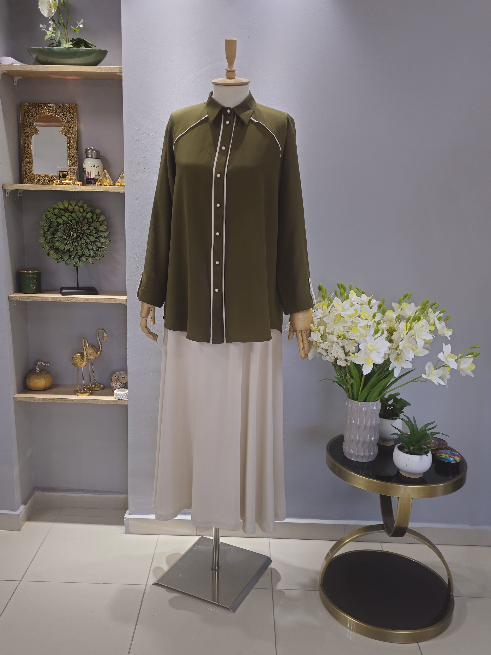 Biye Detaylı Etekli Takım - Görsel 2