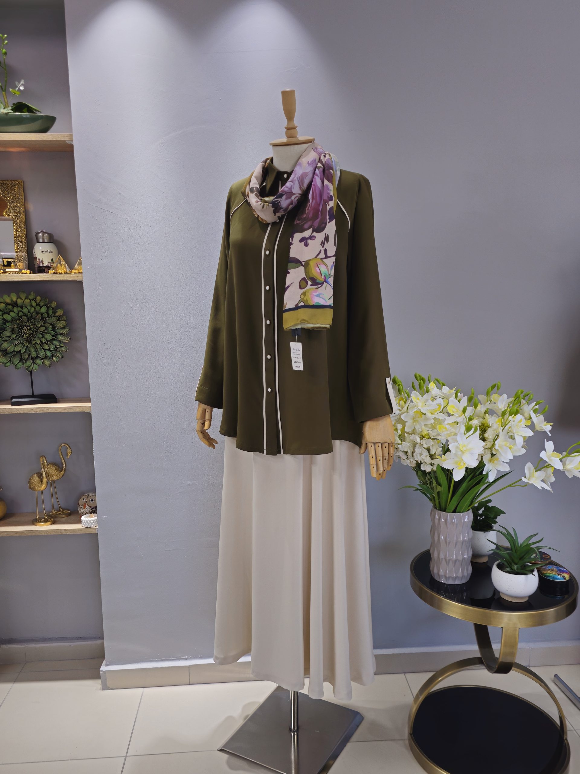 Biye Detaylı Etekli Takım - Görsel 5