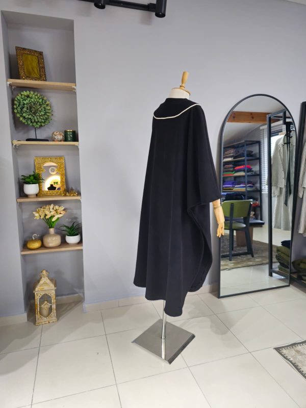 Retro Pelerin Model Siyah - Görsel 3