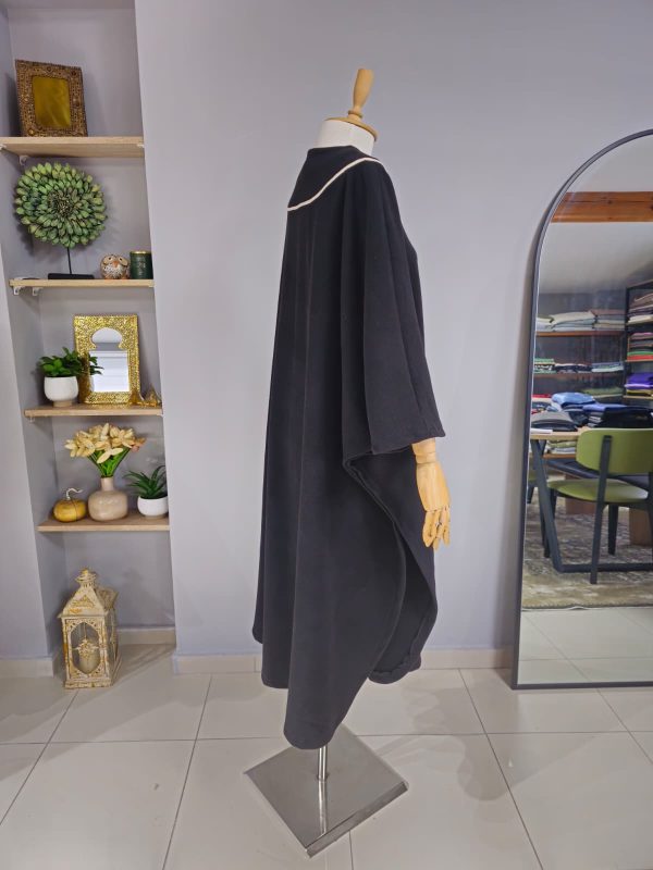 Retro Pelerin Model Siyah - Görsel 6